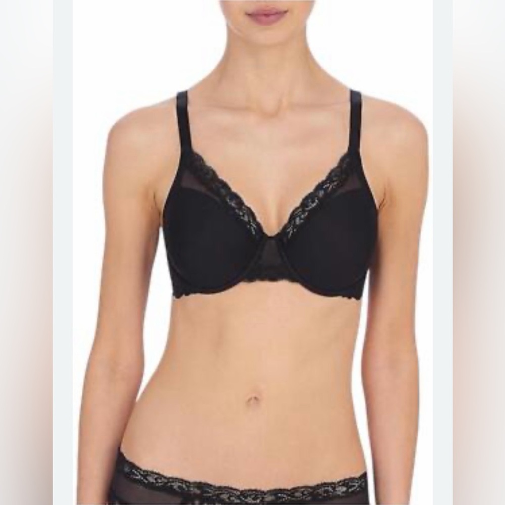 Natori Women's Feathers Full Figure Contour Underwire Bra 32H NWOT